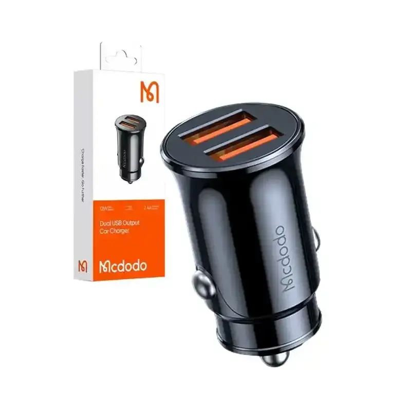 شارژر فندکی مک‌دودو Mcdodo CC-660 Dual USB Output Car Charger